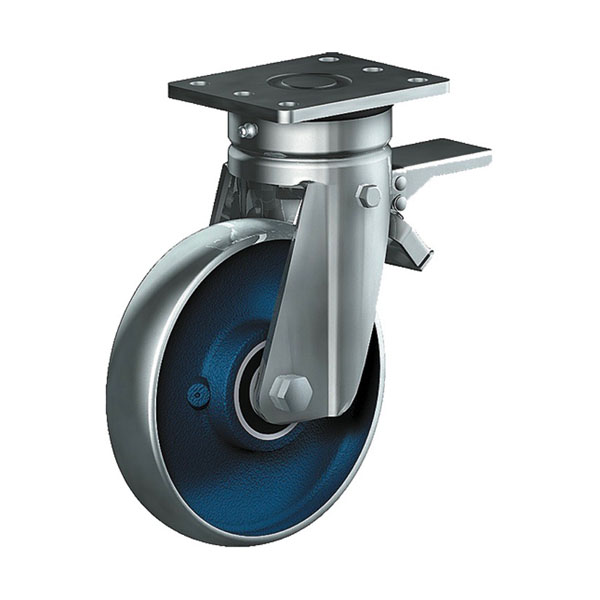 Swivel Castor With Total Lock Extra Heavy Duty Series QD, Wheel Q