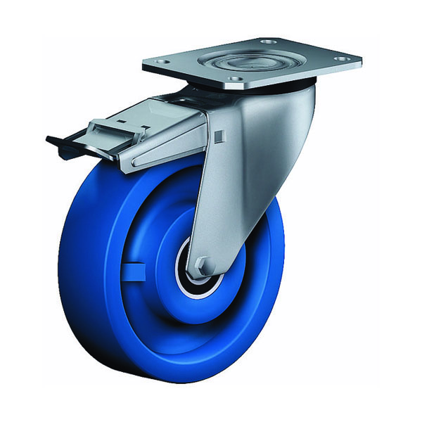 Swivel Castor With Total Lock Transport Series CD, Wheel TLS