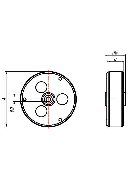 Heat resistant wheel Series RH, Wheel 