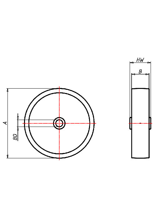 Heat resistant wheel Series FS, Wheel 