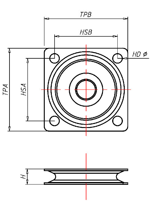 additional articles Series PLATTENDRUCKLAGER, Wheel 197