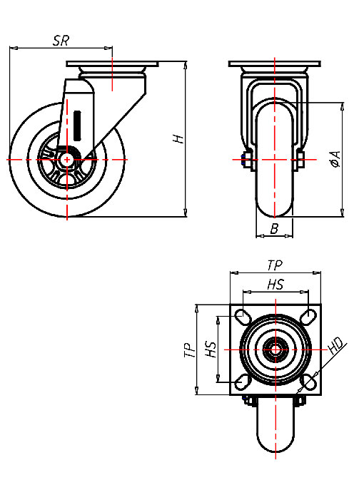  Series Stainless Steel Series 310XP, Wheel SKA