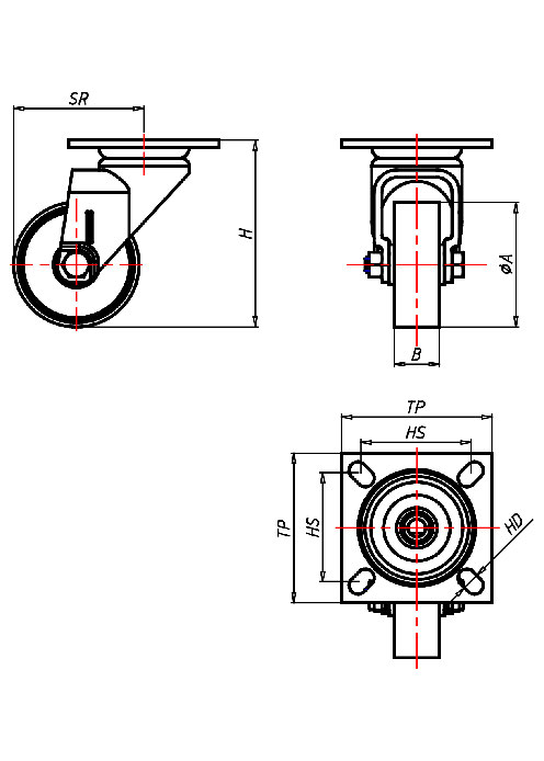 Stainless Steel Series 310XP, Wheel P