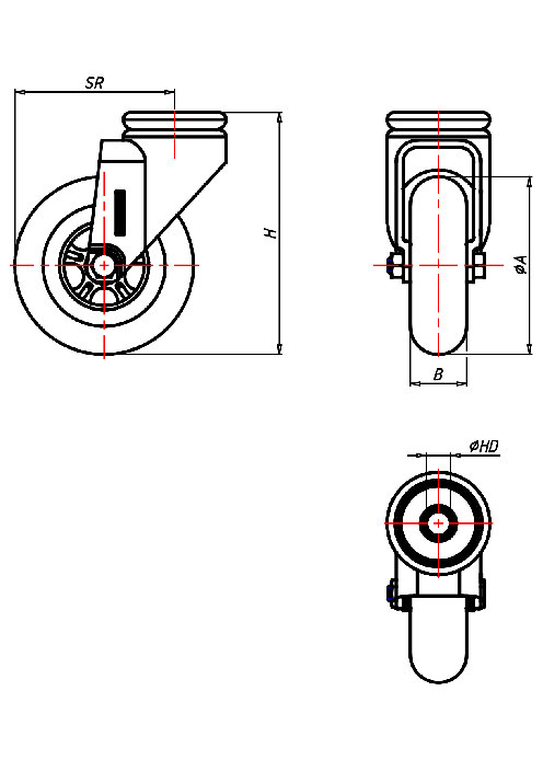 Stainless Steel Series 310XR, Wheel TP