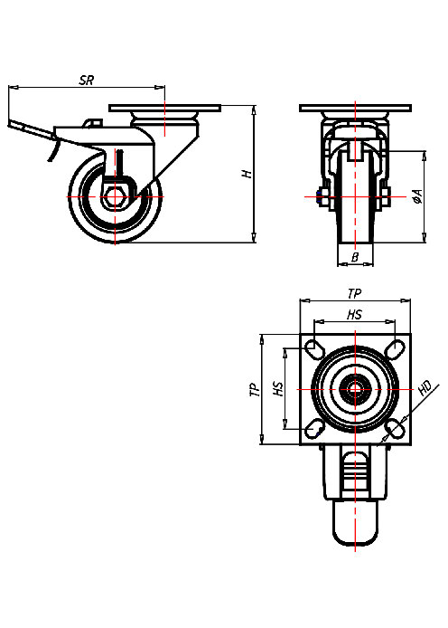  Series Stainless Steel Series 310XP, Wheel G