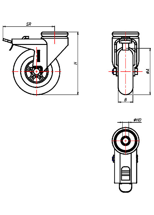 Stainless Steel Series 310XR, Wheel TP