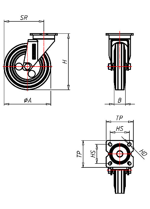 Institutional Series 315P, Wheel EL