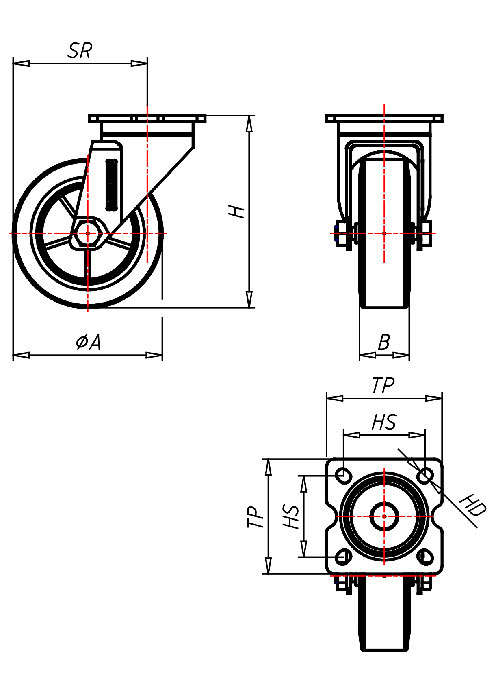  Series Institutional Series 315P, Wheel TP