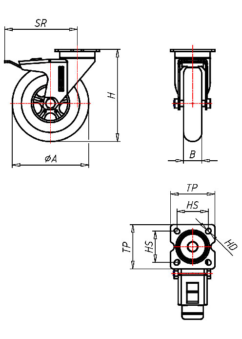 Apparaterollen Serie 315P, Rad SKA