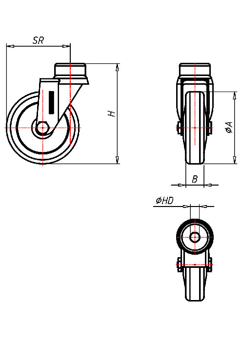 Institutional Series 318R, Wheel RBB