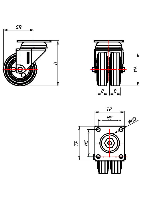 Institutional Series 320P, Wheel EL