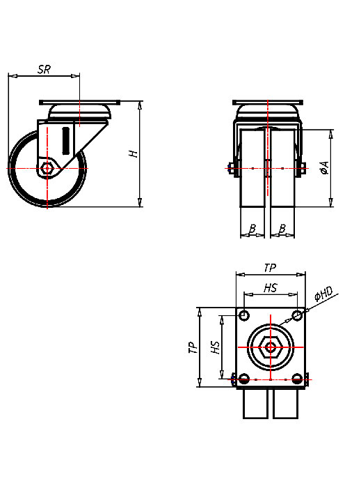  Series Institutional Series 320P, Wheel P