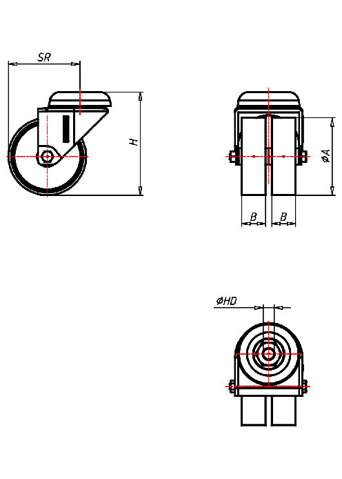 Institutional Series 320R, Wheel P