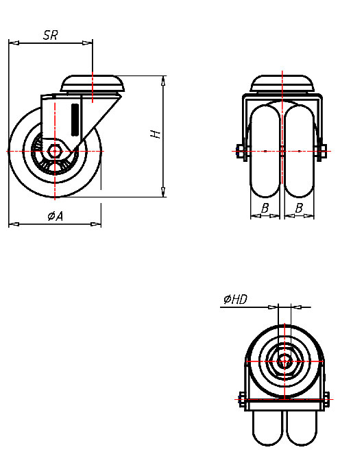 Institutional Series 320R, Wheel SKA