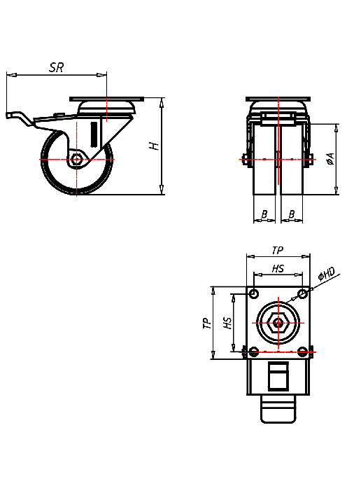  Series Institutional Series 320P, Wheel P