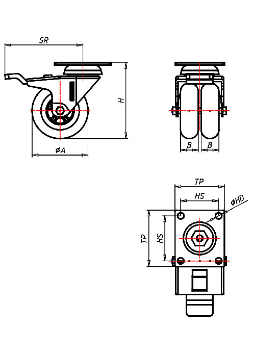  Series Institutional Series 320P, Wheel SKA