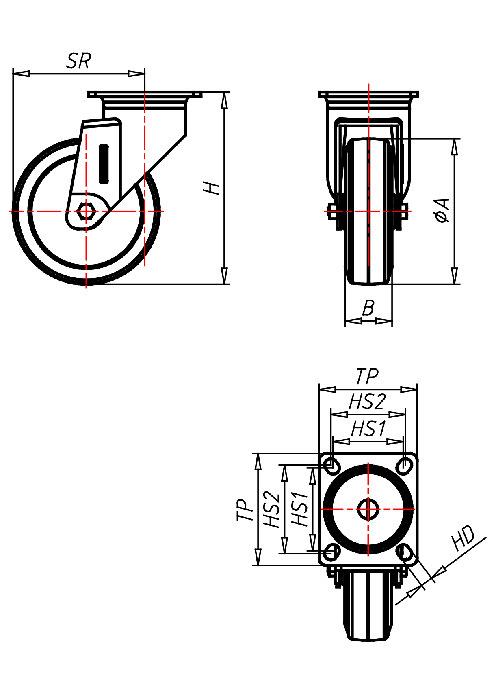  Series Stainless Steel Series 330LXP, Wheel TP