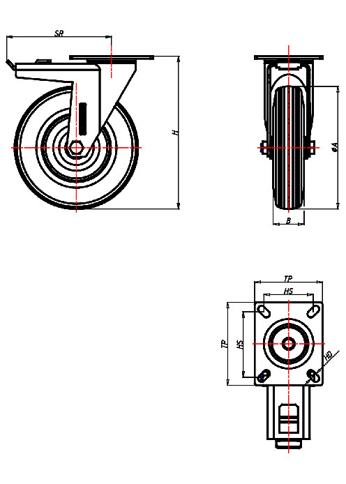  Series Transport Series 330P, Wheel L Typ F