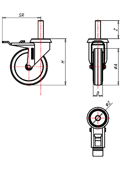  Series Institutional Series 330Z, Wheel EL