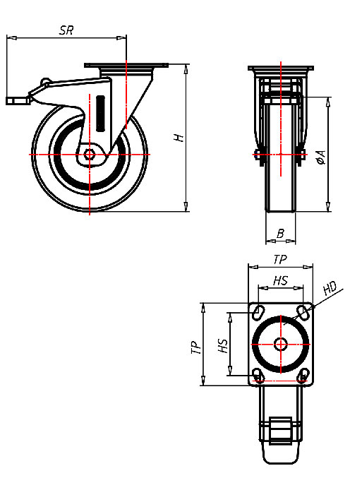 Institutional Series 330LP, Wheel EL