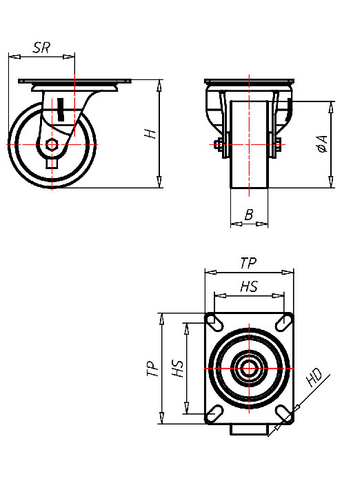 Schwerlast Serie 61, Rad SU