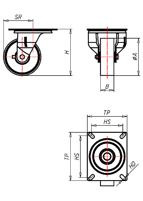 Heavy Duty Series 61, Wheel P