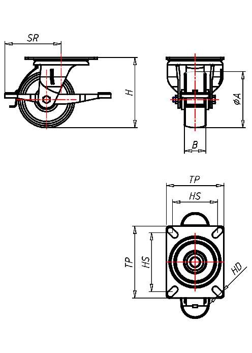  Series Heavy Duty Series 61, Wheel CI