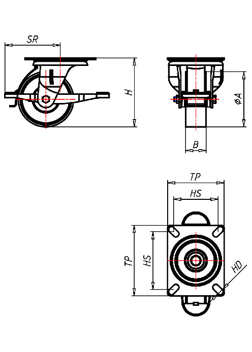 Schwerlast Serie 61, Rad P