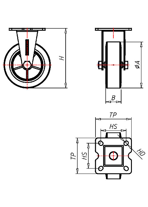  Series Institutional Series 315P, Wheel TP