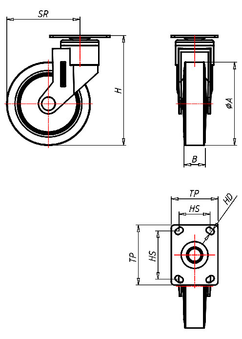 Apparaterollen Serie 800P, Rad GF