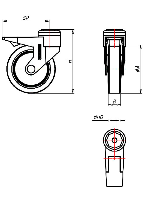 Apparaterollen Serie 800R, Rad GF