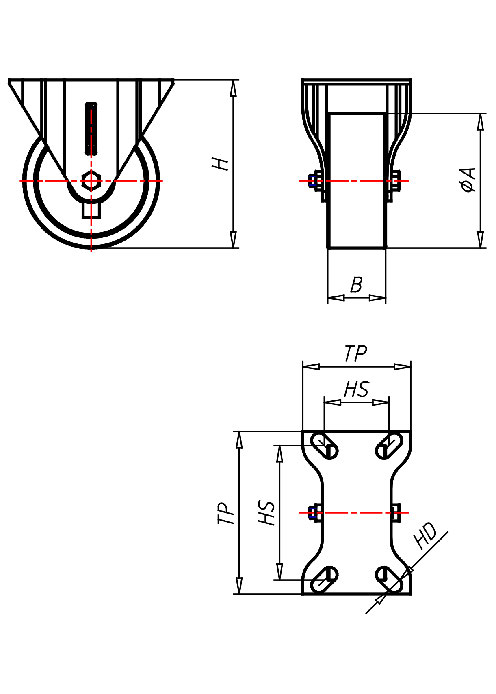 Schwerlast Serie 61, Rad SU