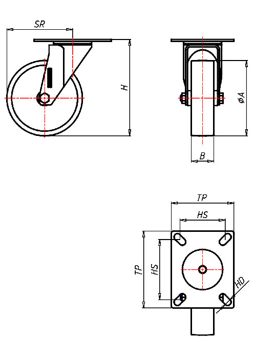  Serie Hitzerollen Serie CDH, Rad FS