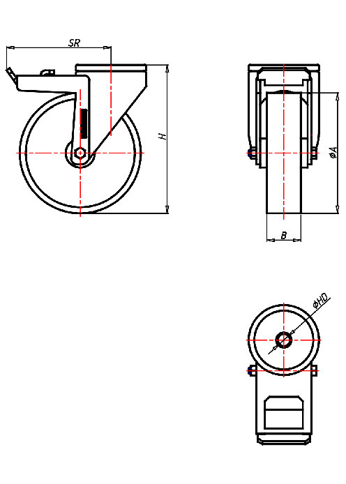  Series Transport Series CR, Wheel P