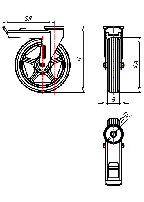  Series Transport Series CR, Wheel PU