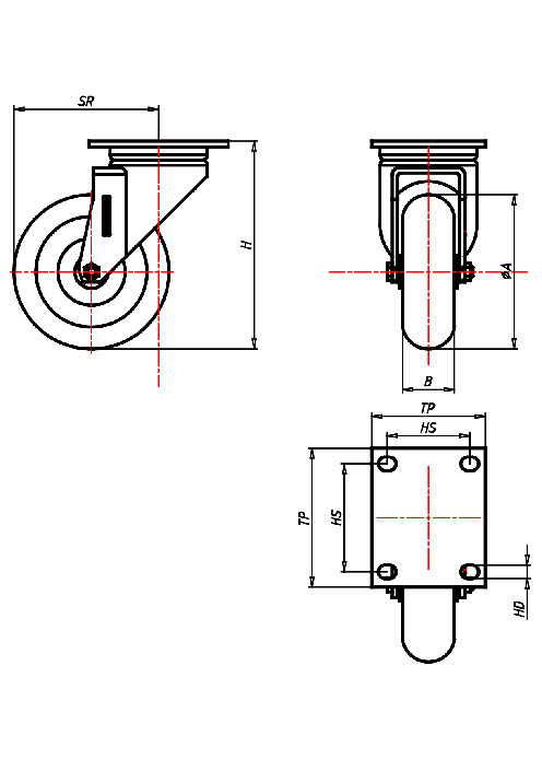  Series Extra Heavy Duty Series ED, Wheel TLBA