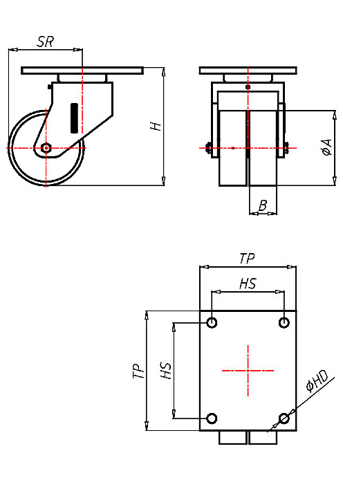  Series Extra Heavy Duty Series EDD, Wheel P