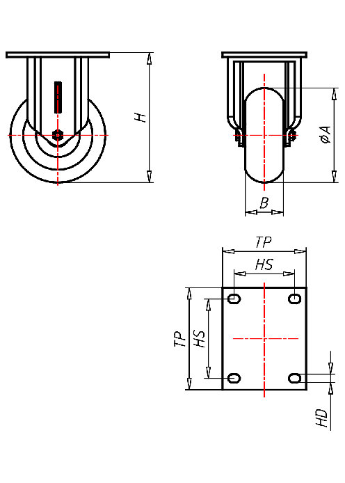 Extra Heavy Duty Series ED, Wheel TLBA