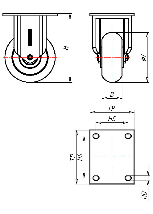 Extra Heavy Duty Series ED, Wheel TLSBA