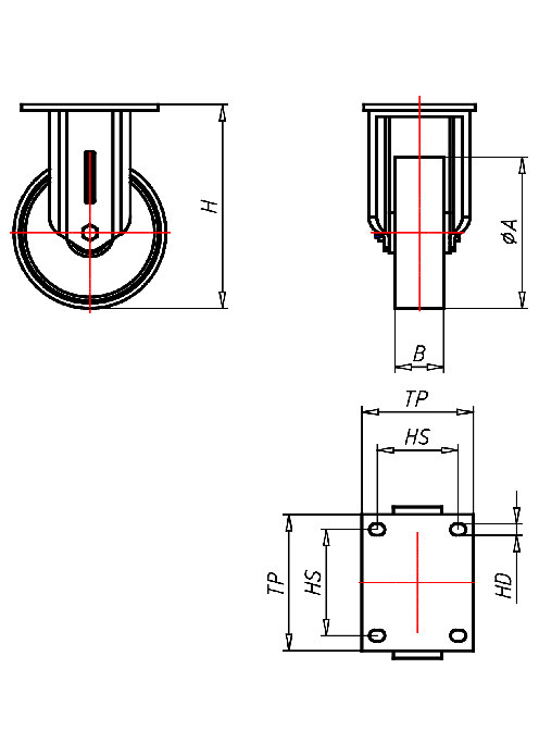 Extra Heavy Duty Series ED, Wheel P