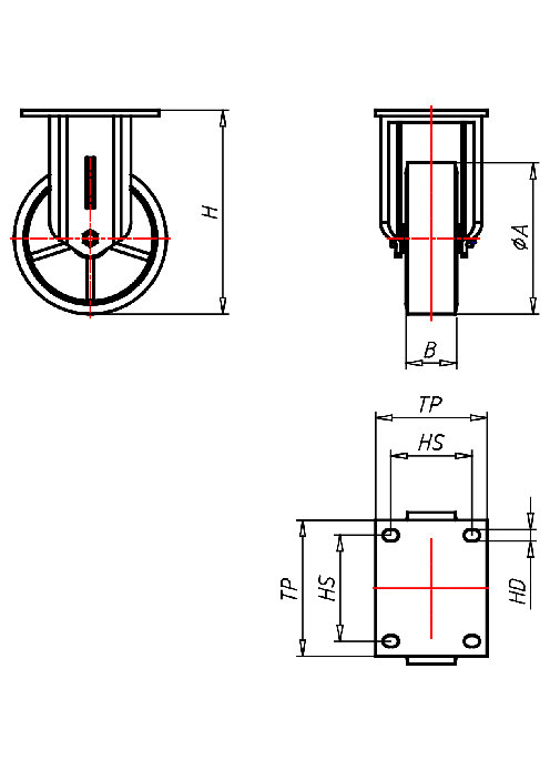  Series Extra Heavy Duty Series ED, Wheel Z