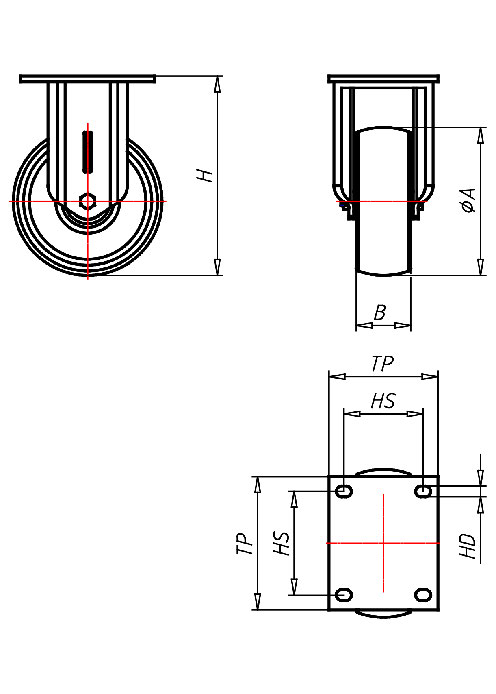 Extra Heavy Duty Series ED, Wheel Q