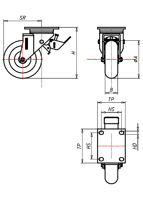 Extra Heavy Duty Series ED, Wheel TLBA