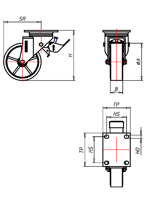  Series Extra Heavy Duty Series ED, Wheel Z