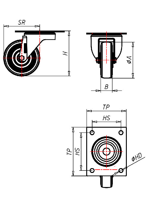  Series Stainless Steel Series IN, Wheel AEL