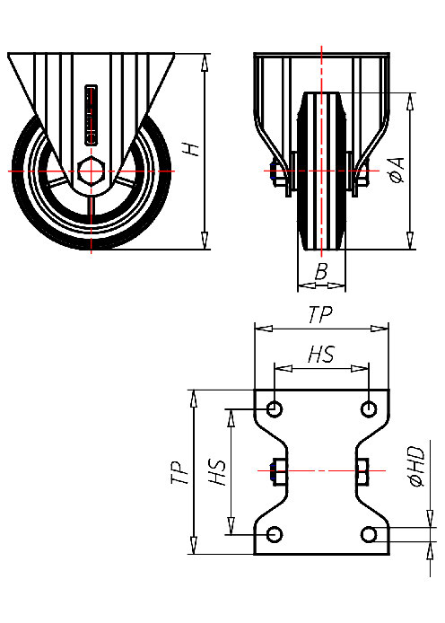  Series Stainless Steel Series IN, Wheel D