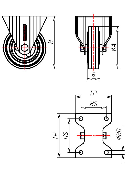  Series Stainless Steel Series IN, Wheel EL