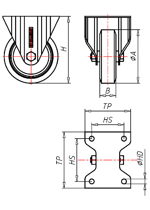  Series Stainless Steel Series IN, Wheel A