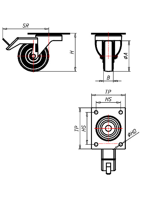  Series Stainless Steel Series IN, Wheel AEL