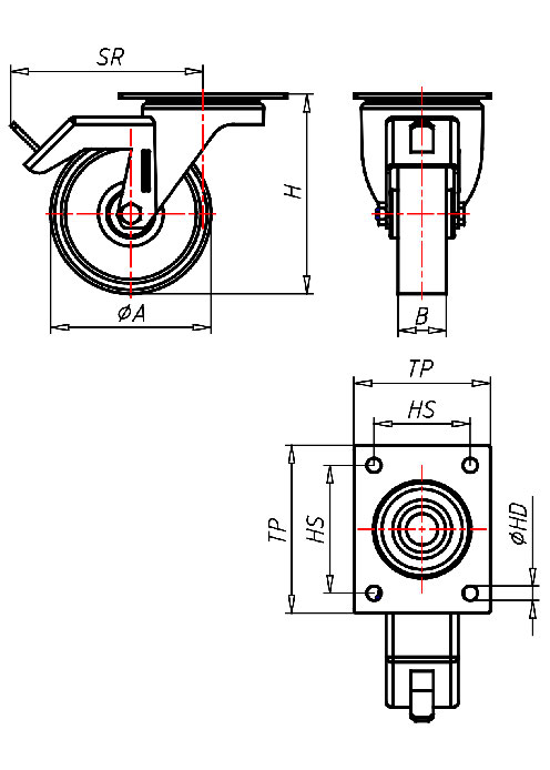  Series Stainless Steel Series IN, Wheel AL